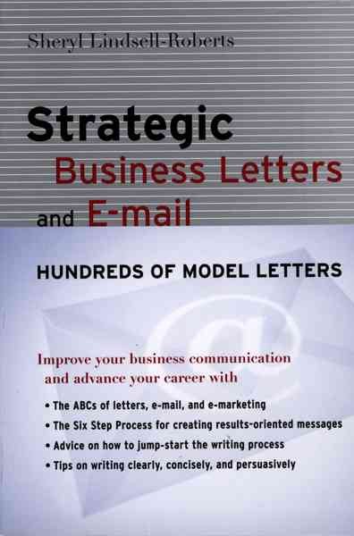 Strategic Business Letters and E-mail cover