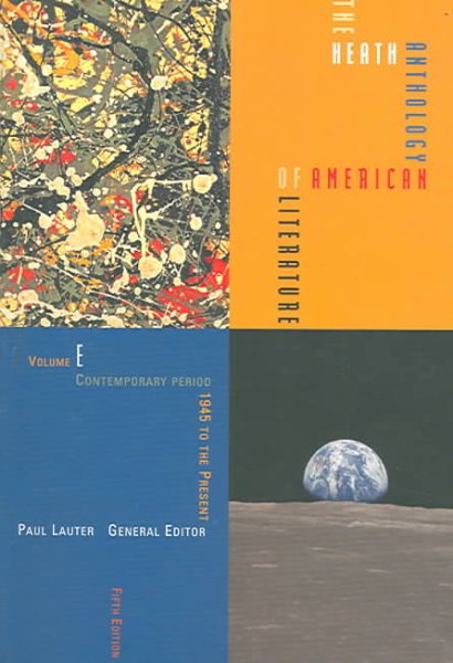 The Heath Anthology of American Literature: Volume E: Contemporary Period (1945 to the Present) cover