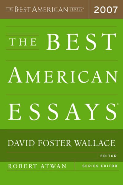 The Best American Essays 2007 cover