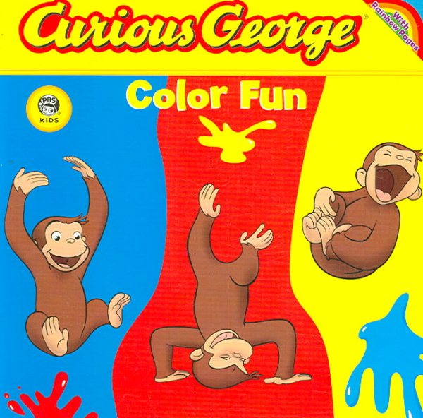 Curious George Color Fun (CGTV Board Book): Die-cut Board Book cover