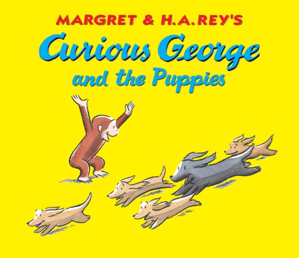 Curious George and the Puppies Lap Edition cover