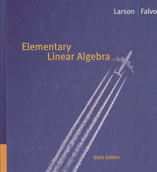Elementary Linear Algebra cover
