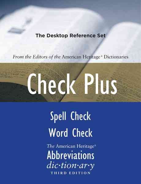 Check Plus: The Desktop Reference Set cover