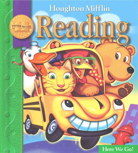 Houghton Mifflin Reading: Student Edition Grade 1.1 Here We Go 2008 cover