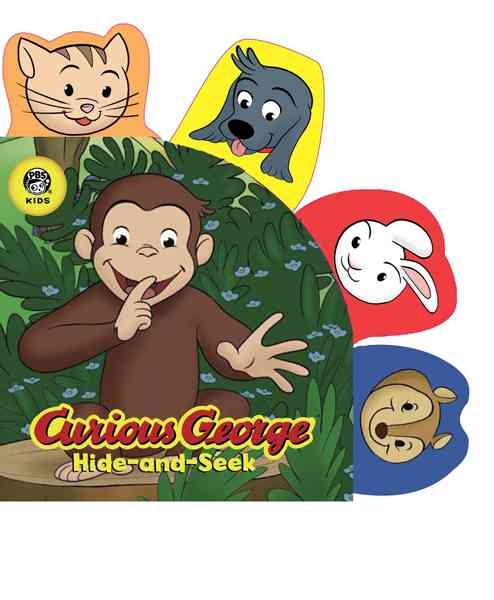 Curious George Hide-and-Seek (CGTV Tabbed Board Book) cover