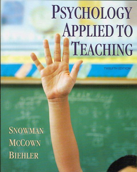 Psychology Applied to Teaching cover