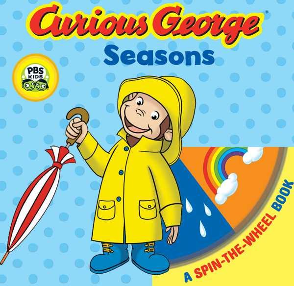 Curious George Seasons (CGTV Spin-the-Wheel Board Book) cover