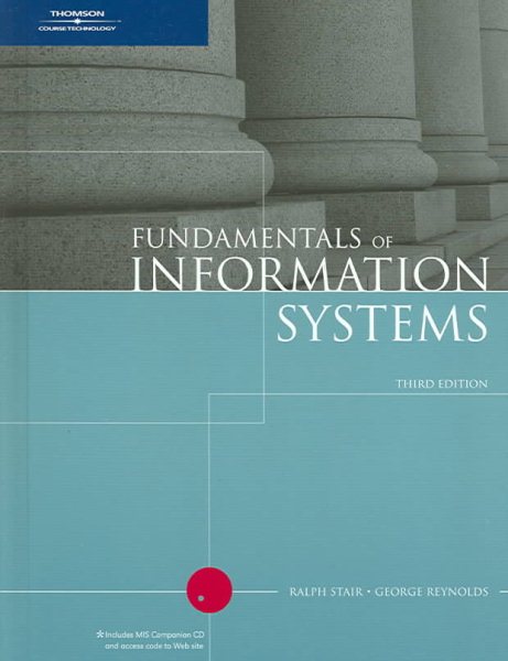 CoursePort Electronic Key Code for Fundamentals of Information Systems, Third Edition Student Online Companion Web site (Available Titles Skills Assessment Manager (SAM) - Office 2007) cover