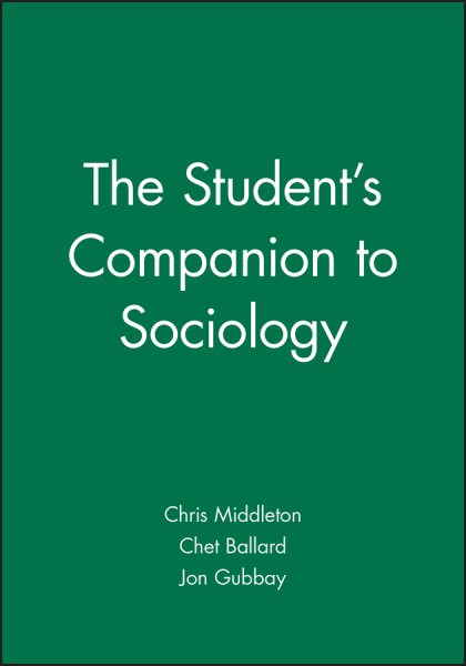 The Student's Companion to Sociology cover