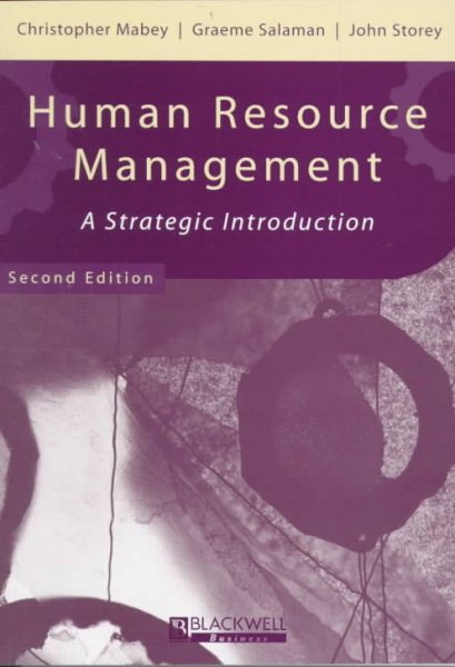 Human Resource Management: A Strategic Introduction cover