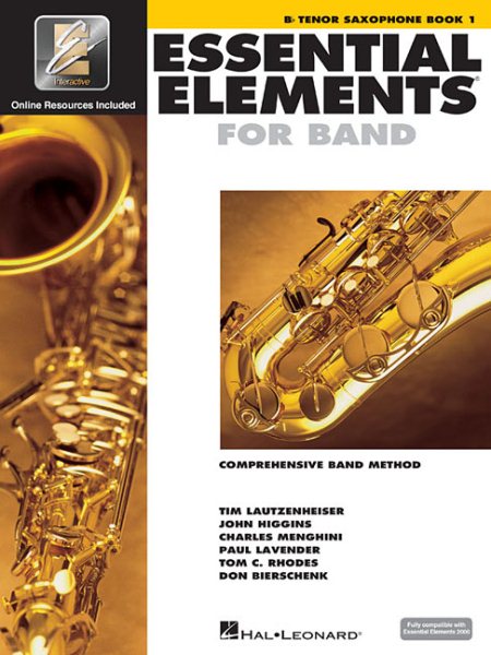 Essential Elements for Band - Bb Tenor Saxophone Book 1 with EEi cover