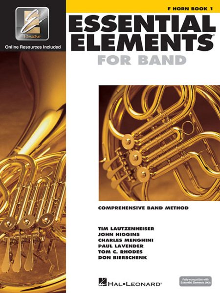 Essential Elements for Band - F Horn Book 1 with EEi (COR)