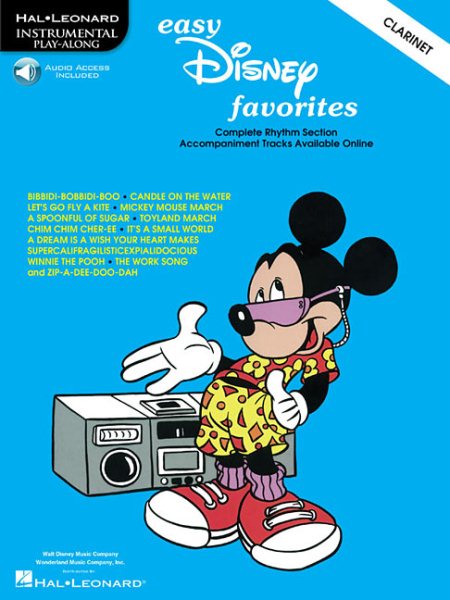 Easy Disney Favorites: Clarinet Play-Along Pack cover