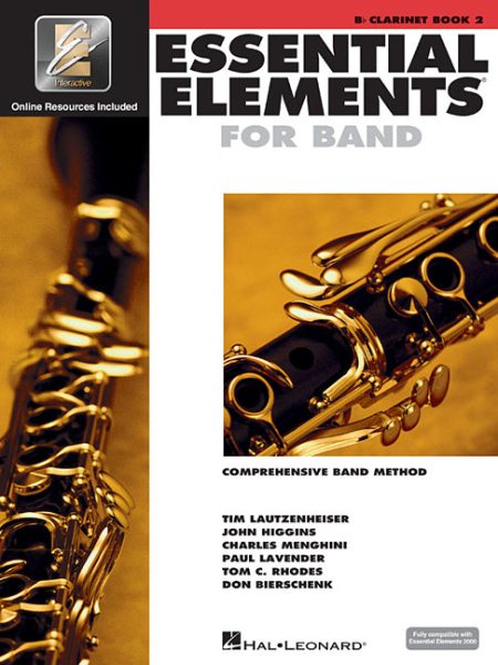 Essential Elements Band w/EEi: Comprehensive Band Method, Bb Clarinet Book 2 Bk/Online Media cover