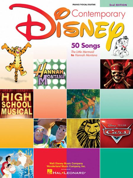 Contemporary Disney Piano, Vocal and Guitar Chords cover