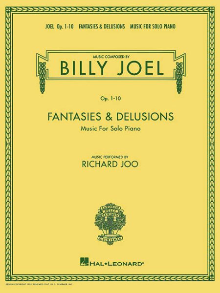 Billy Joel - Fantasies & Delusions: Music for Solo Piano, Op. 1-10 cover