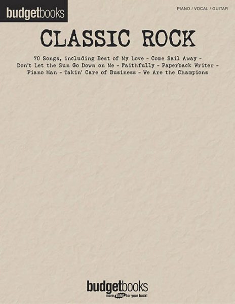 Classic Rock: Budget Books cover
