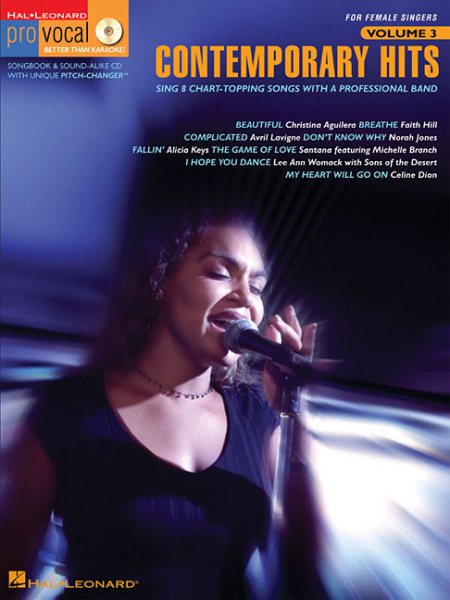 Contemporary Hits: Pro Vocal Women's Edition Volume 3 cover