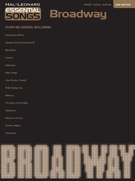 Essential Songs - Broadway (Hal Leonard Essential Songs) cover