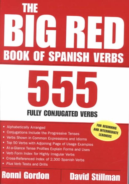 The Big Red Book of Spanish Verbs: 555 Fully Conjugated Verbs cover