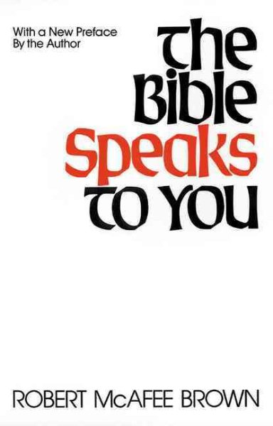 The Bible Speaks to You cover