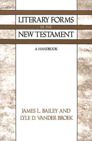 Literary Forms in the New Testament: A Handbook cover