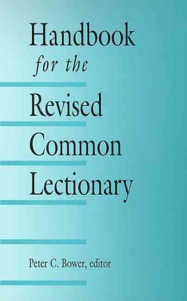 Handbook for the Revised Common Lectionary cover