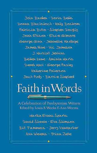 Faith in Words: A Celebration of Presbyterian Writers cover