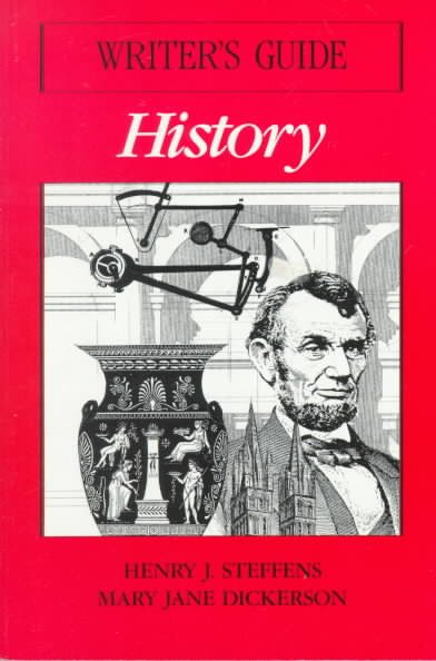 Writer's Guide: History (The Heath Writing Across the Curriculum Series) cover