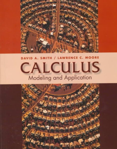 Calculus Modeling and Application cover
