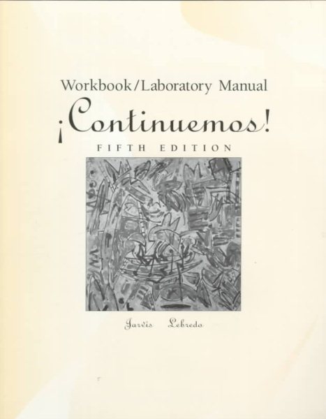 Continuemos!: Workbook/Laboratory Manual cover