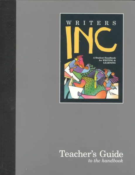 Writers Inc: Teacher's Guide to the Handbook cover