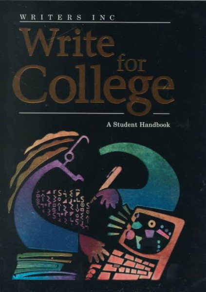 Write For College: A Student Handbook cover