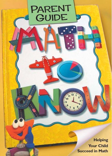 Math to Know: PARENT GUIDE cover