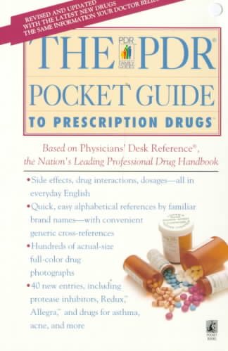 The PDR POCKET GUIDE TO PRESCRIPTION DRUGS SECOND EDITION (Pdr Family Guides) cover
