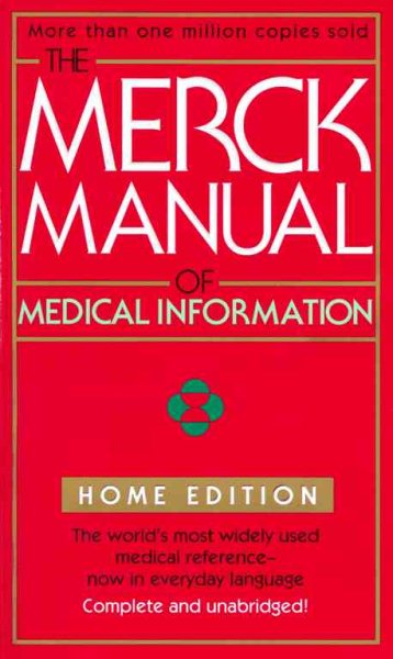 The Merck Manual Of Medical Information (Merck Manual of Medical Information, Home Ed.) cover