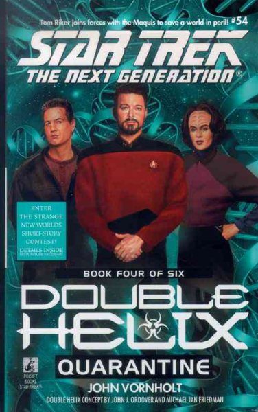 Quarantine (Star Trek The Next Generation: Double Helix, Book 4) cover
