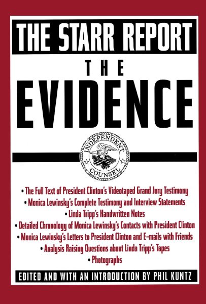 The Evidence: The Starr Report cover