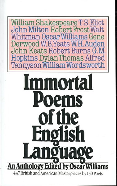 Immortal Poems of the English Language cover