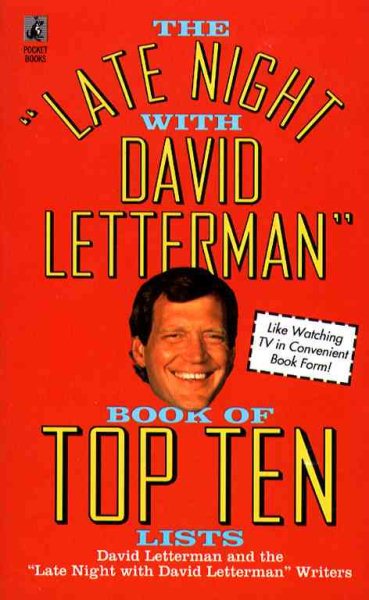 The Late Night with David Letterman Book of Top Ten Lists cover