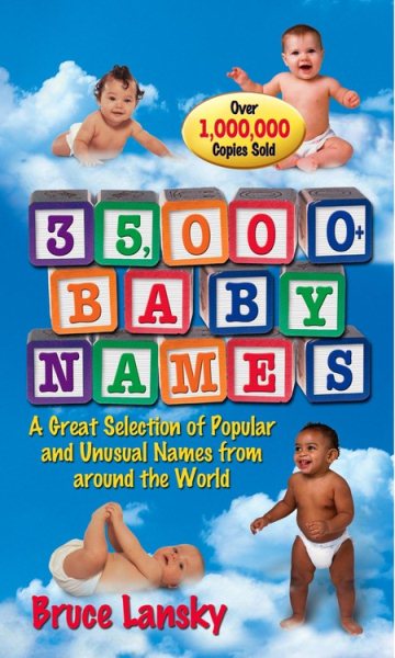 35,000+ Baby Names cover