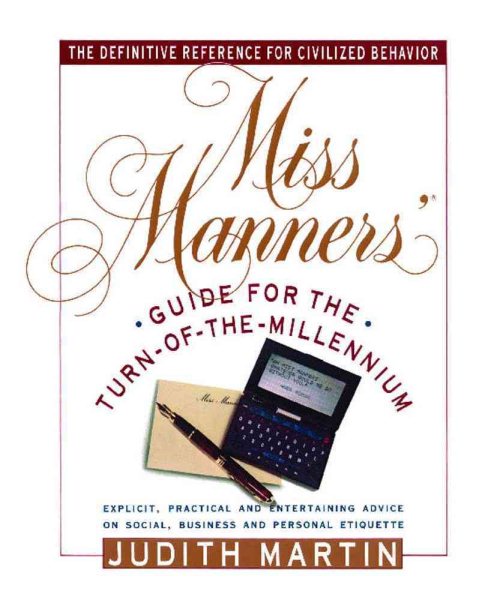 Miss Manners' Guide for the Turn-of-the-Millennium cover