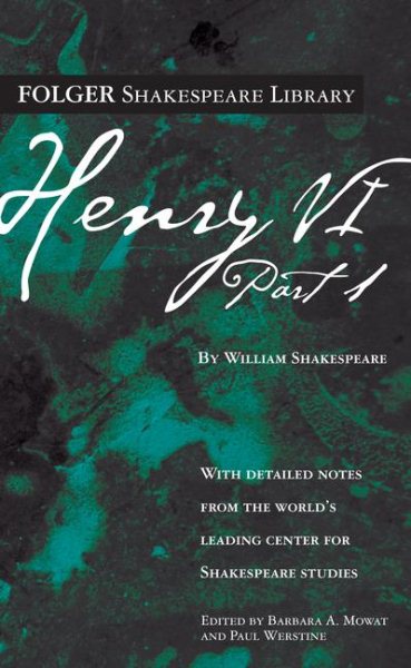 Henry VI Part 1 (Folger Shakespeare Library) cover