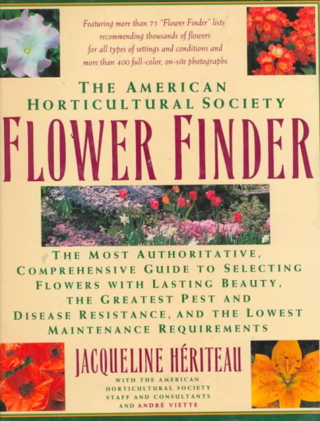 The American Horticultural Society Flower Finder cover