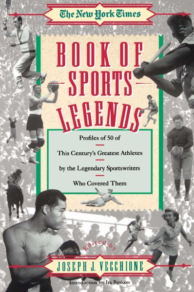 New York Times Book of Sports Legends cover