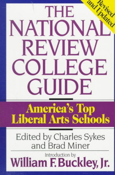 National Review College Guide: America's Top Liberal Arts Schools cover