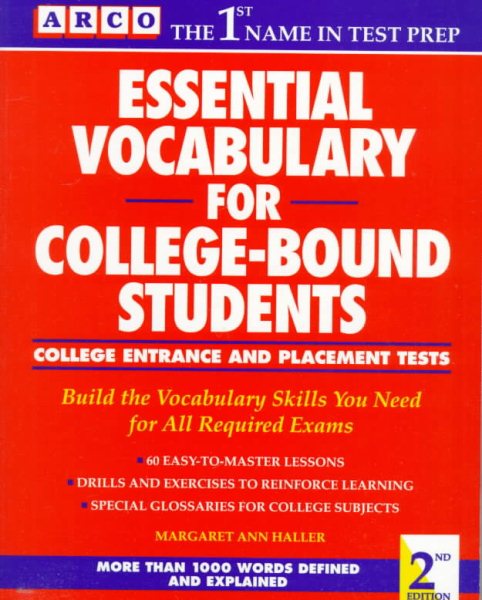 Arco Essential Vocabulary for College-Bound Students