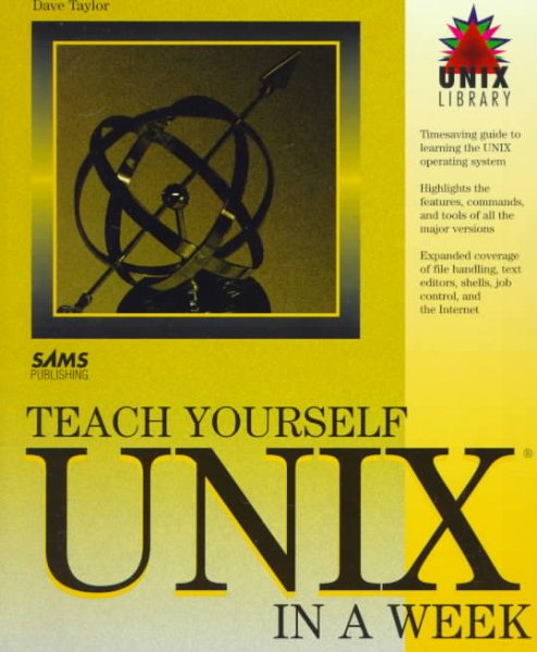 Teach Yourself Unix in a Week cover