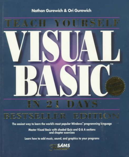 Teach Yourself Visual Basic in 21 Days, Bestseller Edition cover