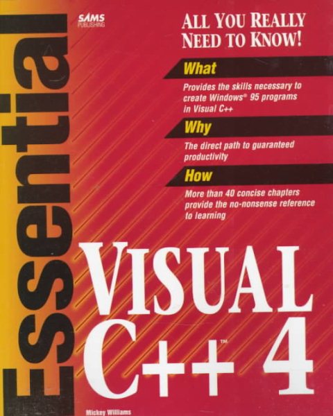 Essential Visual C++4 (Essential Series) cover